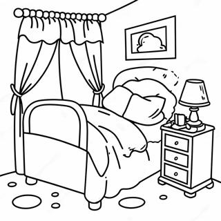 Bedtime Coloring Pages