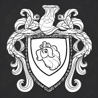 Hufflepuff Crest Coloring Page 50103-39638