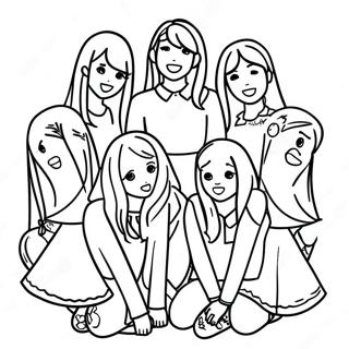 Twice Coloring Pages