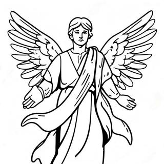 Isaiah With Colorful Wings Coloring Page 50124-39665