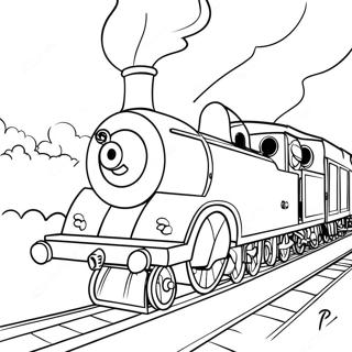 Percy The Train Coloring Pages