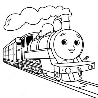 Percy The Train Coloring Pages