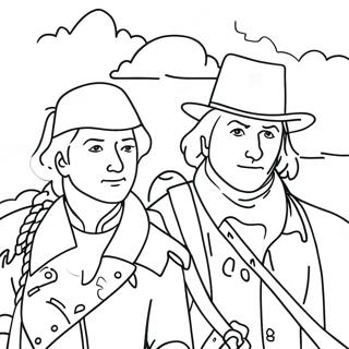 Lewis And Clark Adventure Coloring Page 50183-39689