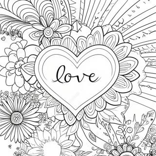 Share The Love Coloring Pages