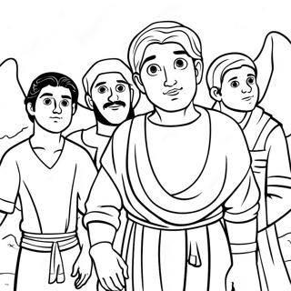 Joseph And His Brothers Coloring Page 50273-39768