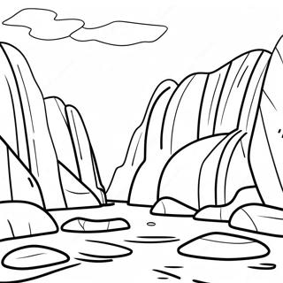 Erosion Effects On Rocks Coloring Page 50284-39771