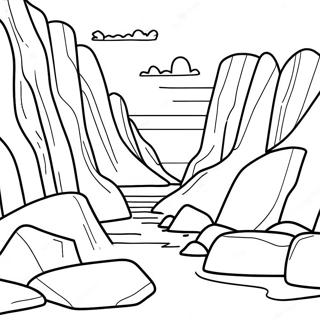 Erosion Effects On Rocks Coloring Page 50284-39772