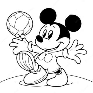 Disney Sporları Boyama Sayfaları