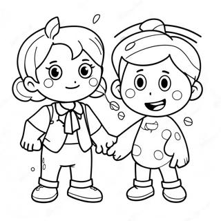 Fun Speech Therapy Characters Coloring Page 50304-39790