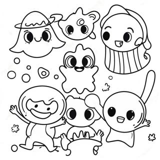 Fun Speech Therapy Characters Coloring Page 50304-39792