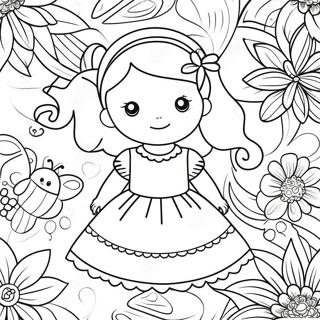 Little Girl Coloring Pages