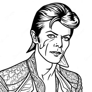 David Bowie Coloring Pages