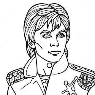 David Bowie Coloring Pages