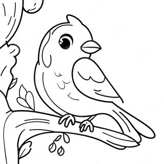 Blue Bird Coloring Pages