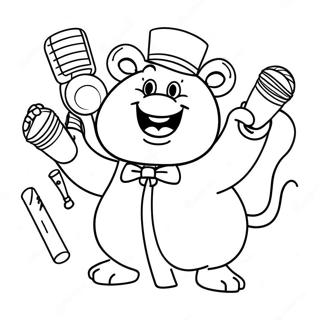 Sing Coloring Pages