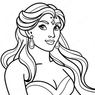 Megara Coloring Pages