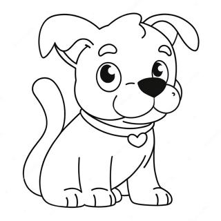 Anime Dog Coloring Page 50523-39964