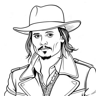 Johnny Depp Coloring Pages