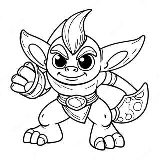 Página Para Colorir Do Skylander 50613-40026