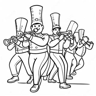 Marching Band Coloring Page 50623-40046