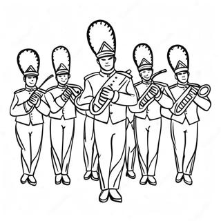 Marching Band Coloring Page 50623-40048