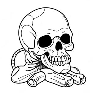 Skull Crawler Coloring Pages