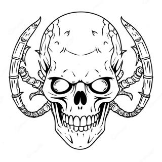 Skull Crawler Coloring Page 50643-40039