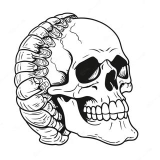 Skull Crawler Coloring Page 50643-40040