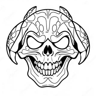 Ferocious Skull Crawler Coloring Page 50644-40061