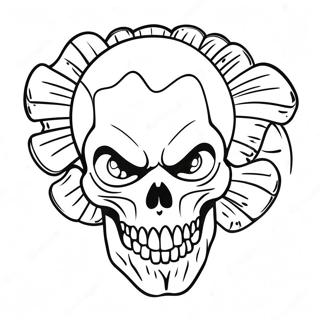 Ferocious Skull Crawler Coloring Page 50644-40062