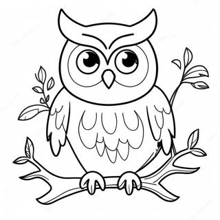 Halloween Owl Coloring Page 50683-40081