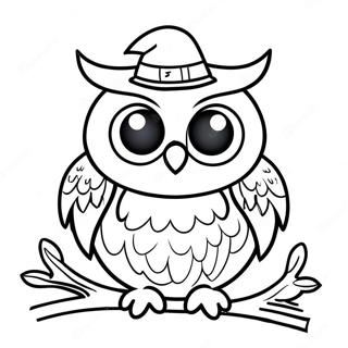 Halloween Owl Coloring Page 50683-40082