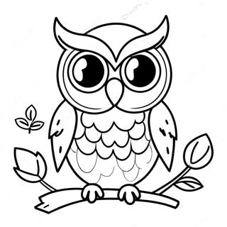 Halloween Owl Coloring Page 50683-40083