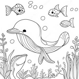 Whale Coloring Page 50703-40096