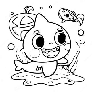 Super Simple Songs Baby Shark Halloween Coloring Pages