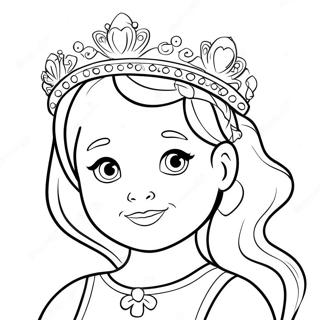 Girly Princess Coloring Page 50713-40107