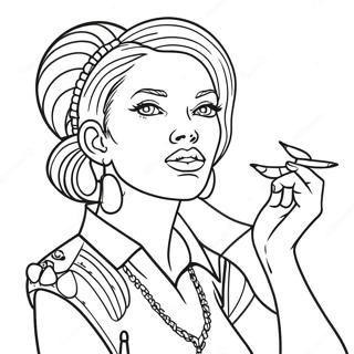 Bad Bitch Empowerment Coloring Page 50743-40135