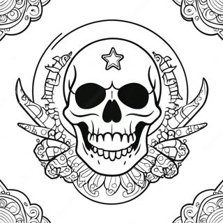 Harley Davidson Skull Coloring Page 50793-40161