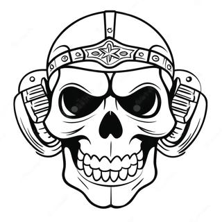 Harley Davidson Skull Coloring Page 50793-40164