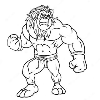 Strength Coloring Page 50813-40196