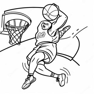 Slam Dunk Coloring Pages