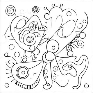 Kandinsky Abstract Shapes Coloring Page 50863-40220