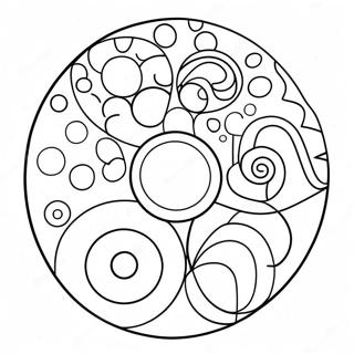 Kandinsky Colorful Circles Coloring Page 50864-40213