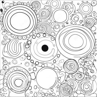 Kandinsky Colorful Circles Coloring Page 50864-40214