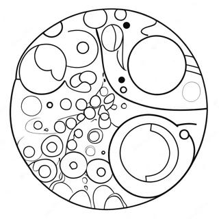 Kandinsky Colorful Circles Coloring Page 50864-40215