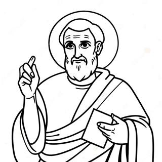 St Peter Coloring Page 50903-40262