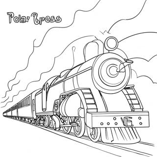 Polar Express Coloring Page 5090-4054