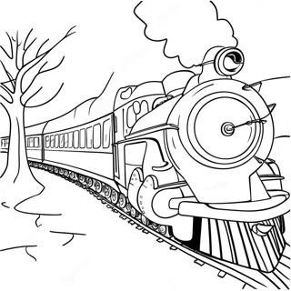 Polar Express Coloring Page 5090-4055