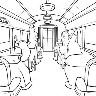 Polar Express Coloring Page 5090-4056