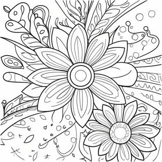 Simple Flower Border Coloring Page 50913-40259